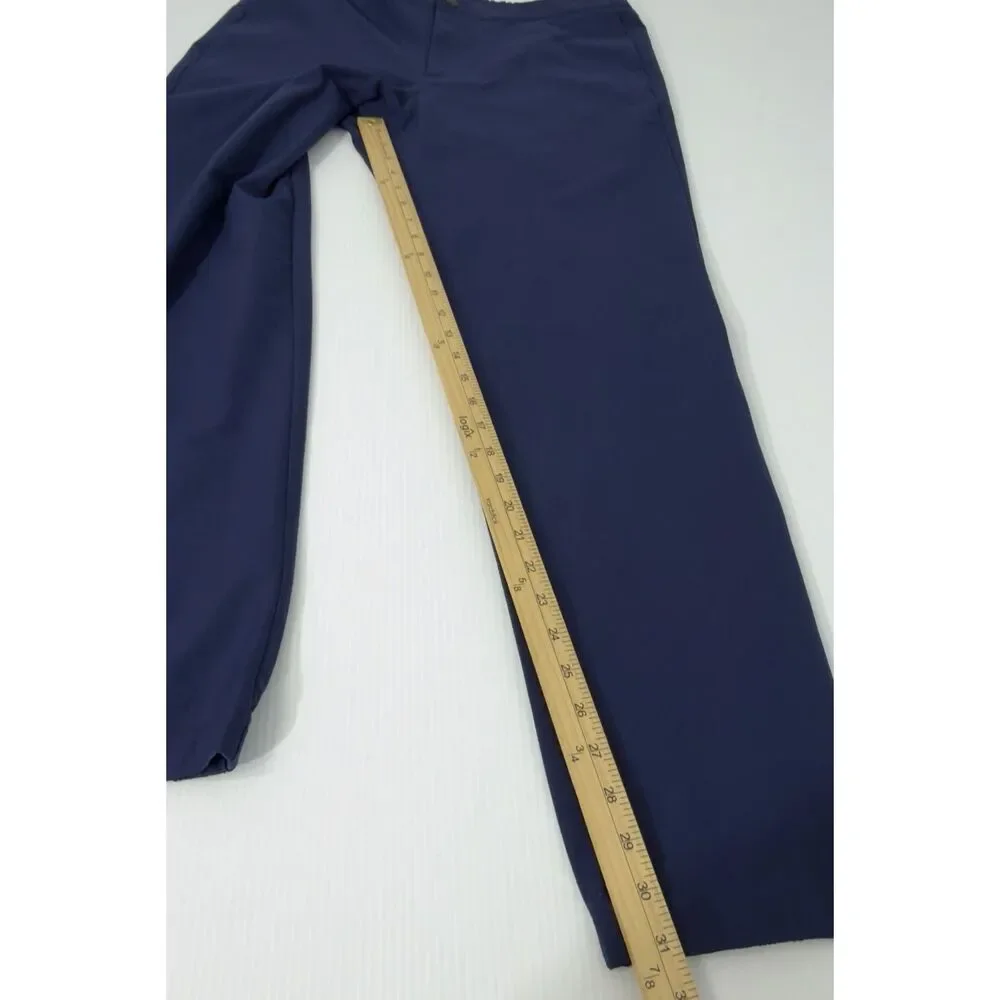 Banana Republic Men 36X31 Navy Straight Leg Chino Pants Lightweight